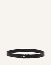 Black Compagnon Leather Belt