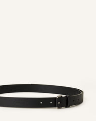 Black Compagnon Leather Belt
