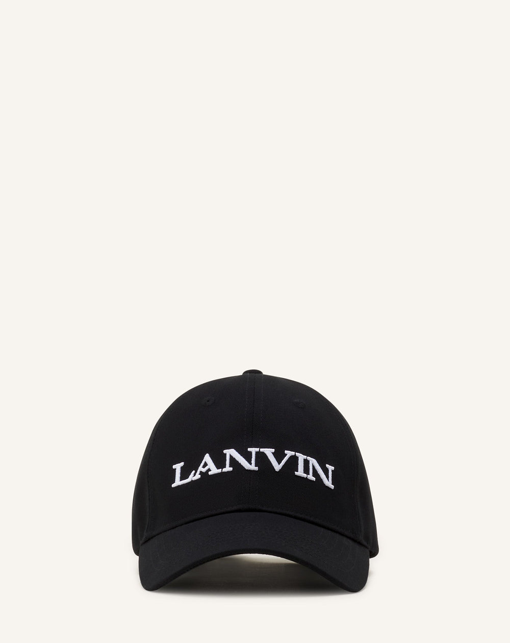 Black Lanvin Cotton Cap