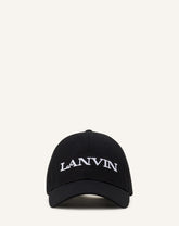 Black Lanvin Cotton Cap