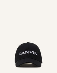 Black Lanvin Cotton Cap