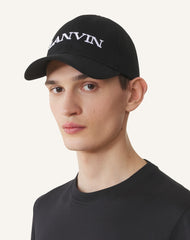 Black Lanvin Cotton Cap