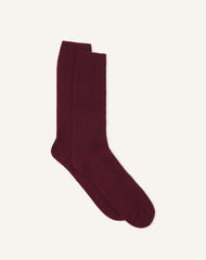 Red Lanvin Cashmere Socks