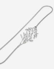 Silver Aede Belt In Brass And Crystals