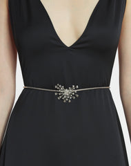 Silver Traviata By Lanvin Brass And Leather Belt