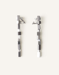 Silver Rhythmique Long Earrings