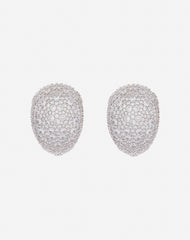 Silver Haute Séquence Rhinestone Earrings