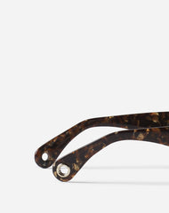 Silver Lanvin Logo Sunglasses