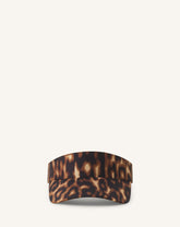 Multicolor Lanvin Leopard Print Visor