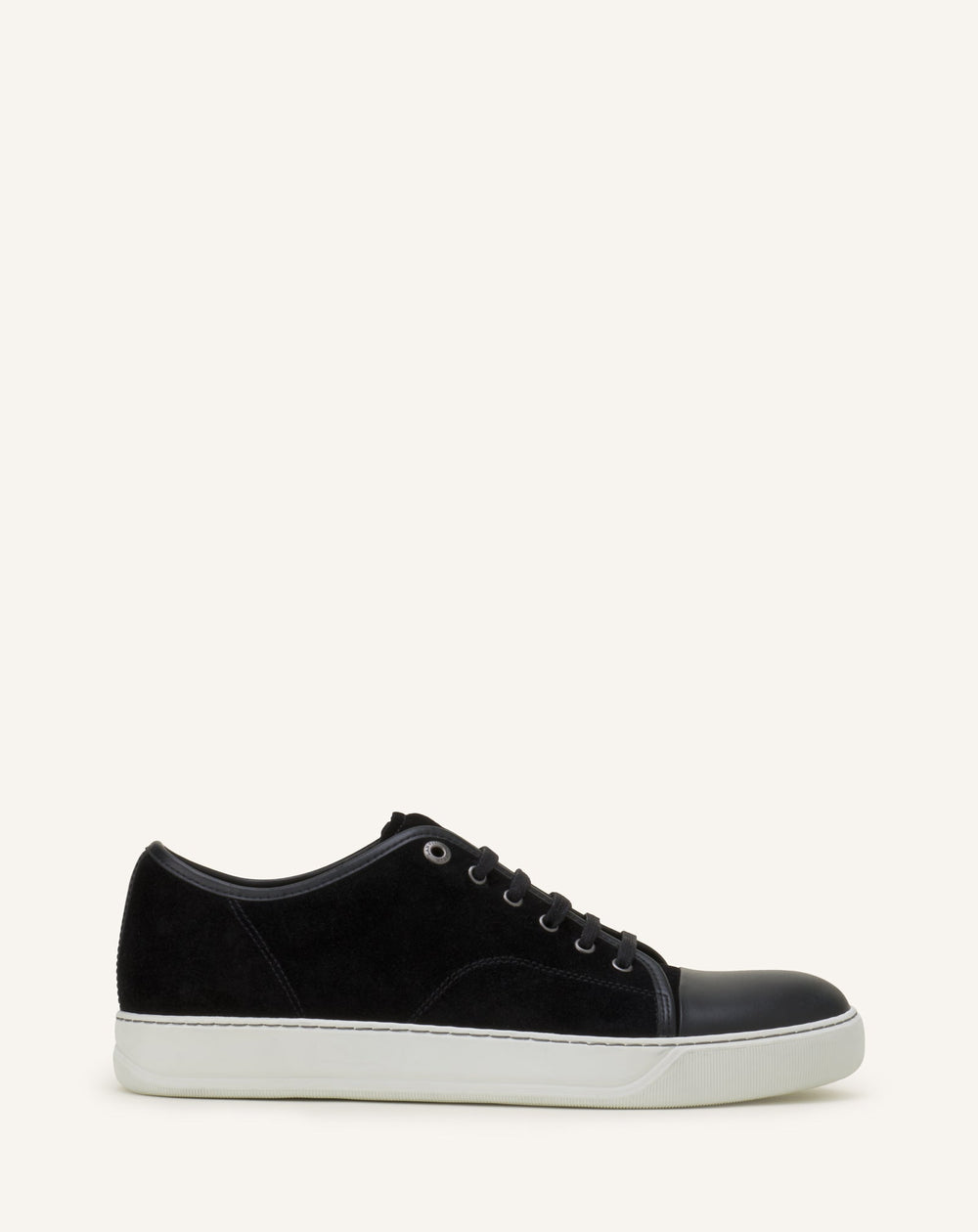 Black Dbb1 Leather And Suede Sneakers