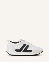 White Bumpr Nylon Sneakers
