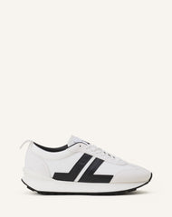 White Bumpr Nylon Sneakers