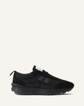 Black Bumpr Nylon Sneakers
