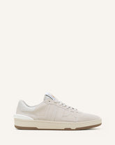 White Clay Mesh Sneakers