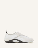 Sneaker Lnv1 En Suede Tricote White