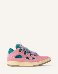 Green Curb Leather Sneakers