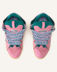 Green Curb Leather Sneakers