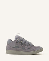 Sneakers Curbs En Suede Monocolor Grey