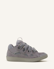 Sneakers Curbs En Suede Monocolor Grey