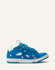 Curb Sneakers En Cuir À Patch Blue