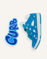 Curb Sneakers En Cuir À Patch Blue