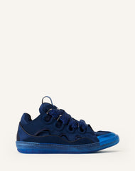 Curb Sneakers En Satin Blue