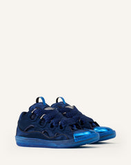 Curb Sneakers En Satin Blue