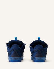 Curb Sneakers En Satin Blue