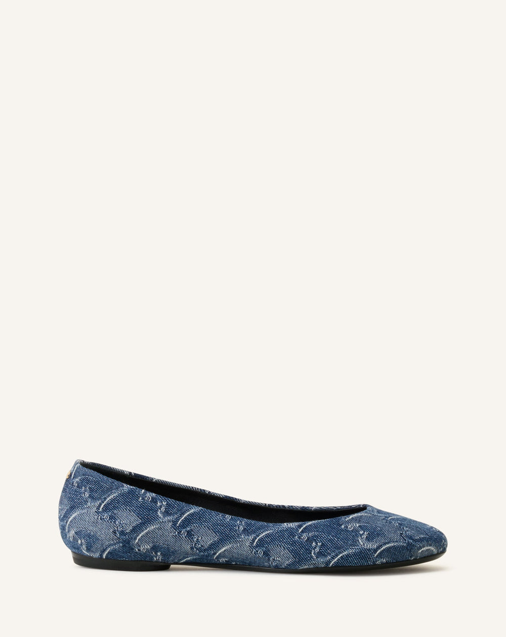 Ballerine Lunar Year En Denim Blue
