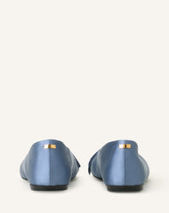 Ballerine Noeud En Satin Blue