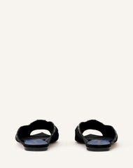 Mule Plate Pointue A Studs Black
