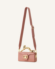 Pink Nano Pencil Cat Leather Bag