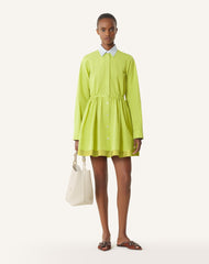 White Catch By Lanvin Medium Leather Bucket Bag