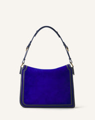 Compagnon Sac Epaule Asymetrique En Daim Mm Blue