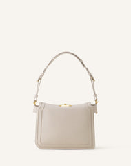 Sac Compagnon Asymetrique En Cuir White