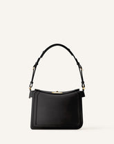 Sac Compagnon Asymetrique En Cuir Black