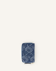 Porte-carte Zippé Cny Denim Blue