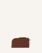 Brown Catch By Lanvin Leather Cardholder