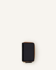 Catch By Lanvin Porte Carte Zippe Cuir Brown