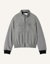 Blouson En Laine Mohair Black