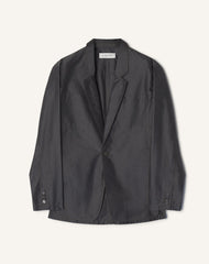 Veste Ample En Chambray Black