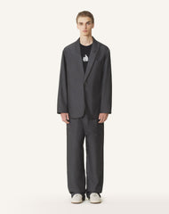 Veste Ample En Chambray Black