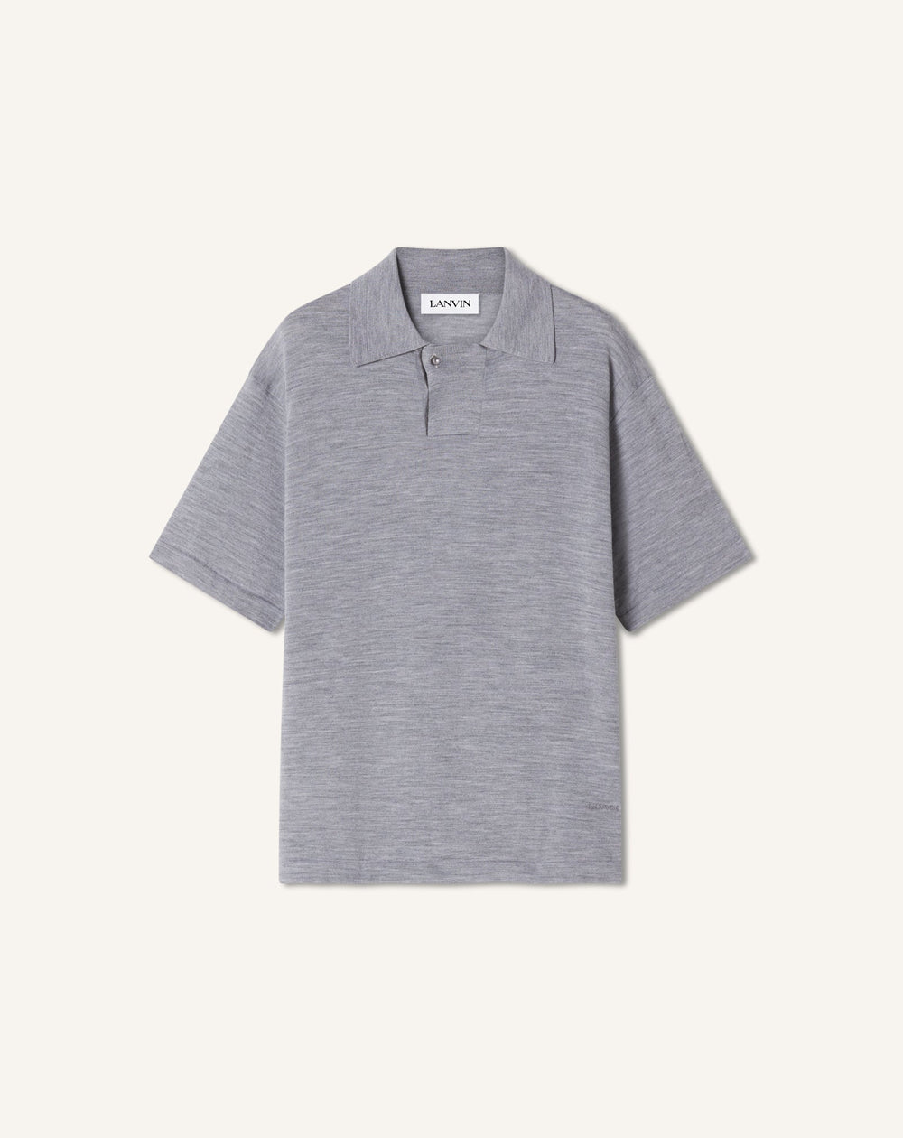 Polo En Laine Mérinos Black