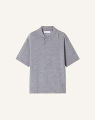 Polo En Laine Mérinos Black