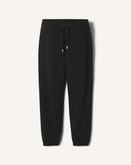 Black Fleece Jogger Pants