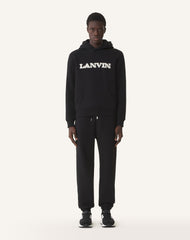 Black Fleece Jogger Pants