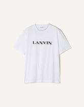 White Lanvin Embroidered Cotton T-shirt