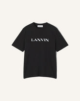 Black Lanvin Embroidered Cotton T-shirt