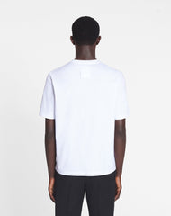 White Lanvin Embroidered T-shirt