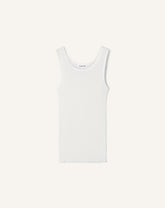 Débardeur En Jersey Plissé White